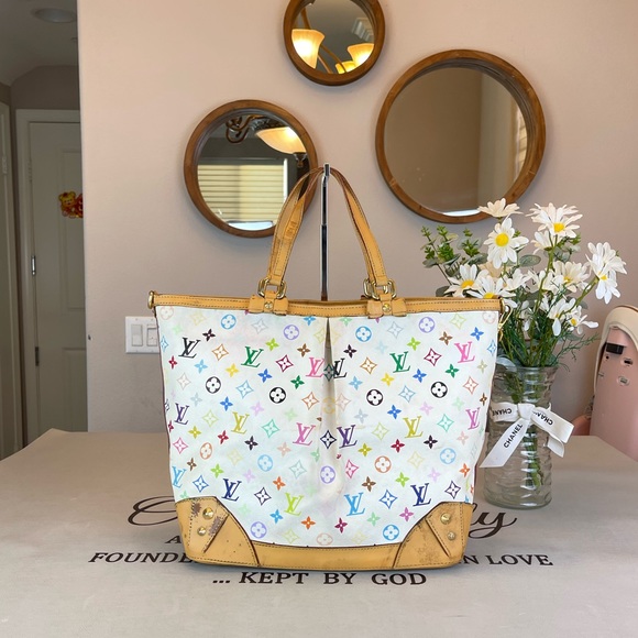 Louis Vuitton Multicolored Totes Shoulder Bag Satchel